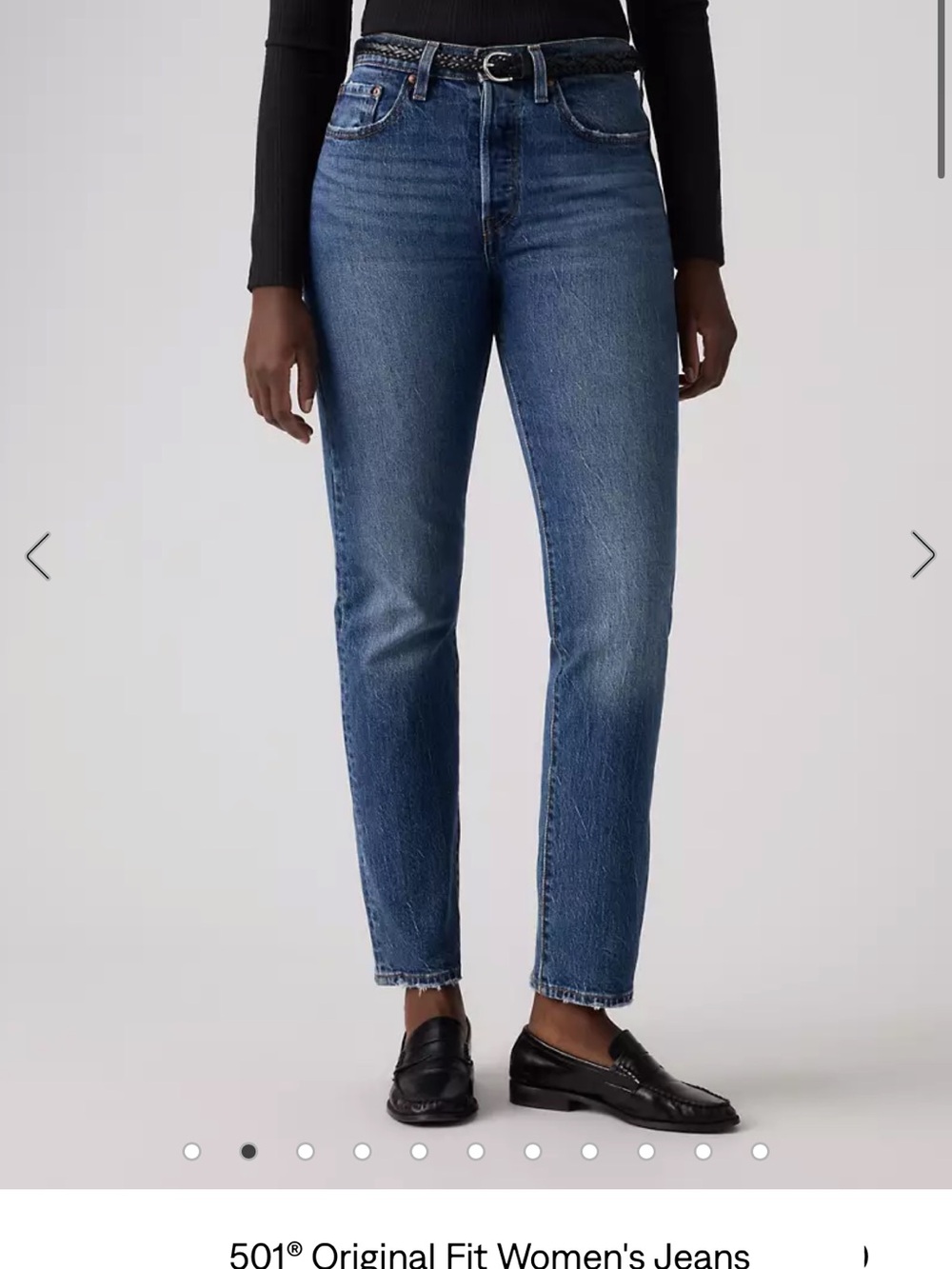 Levi's Women's Straight Leg Jeans in Erin Can't Wait Blue